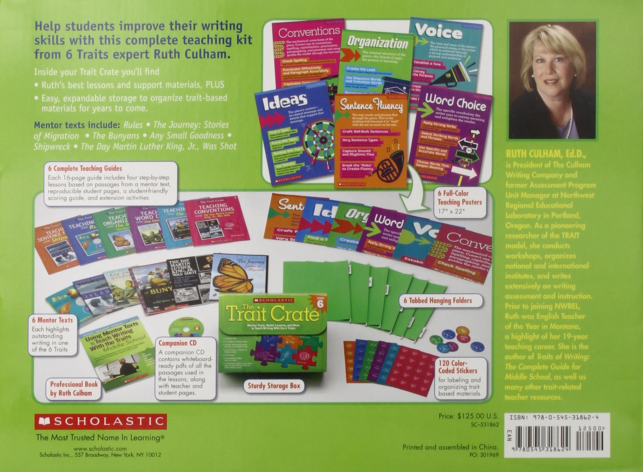 The The Trait Crate(r): Grade 6: Mentor Texts, Model Lessons, and More to Teach Writing With the 6 Traits - Image 2