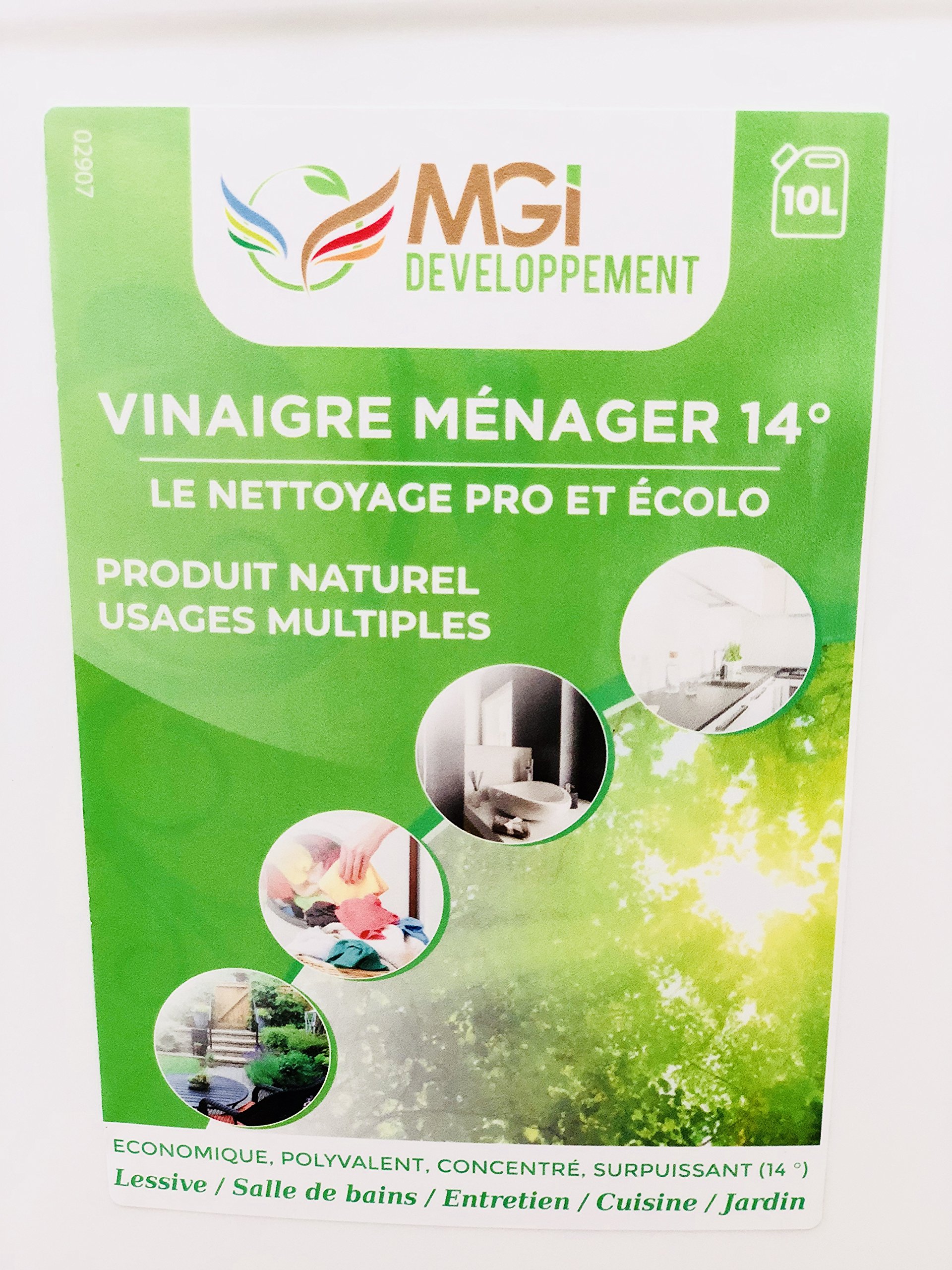 MGI Developpement – Aceto bianco a 14 ° Professionale 10 l