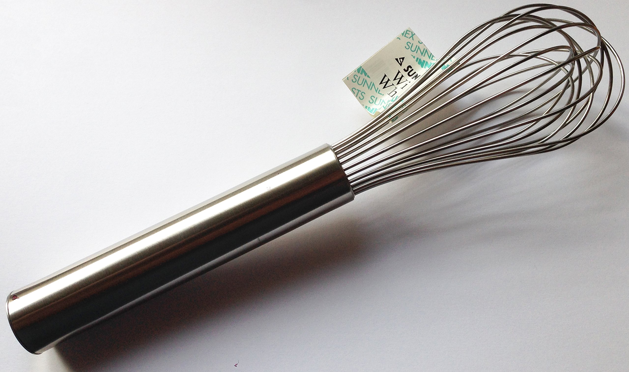 Sunnex Commercial Catering Quality Heavy Duty 25 Cm 12 Wire Stainless Steel Egg Whisk