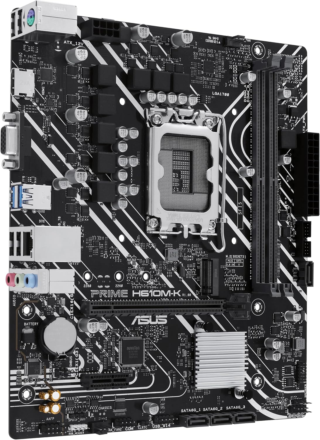 PRIME H610M-K Scheda madre mATX Intel H610 (LGA 1700) - Scheda madre - Immagine 2