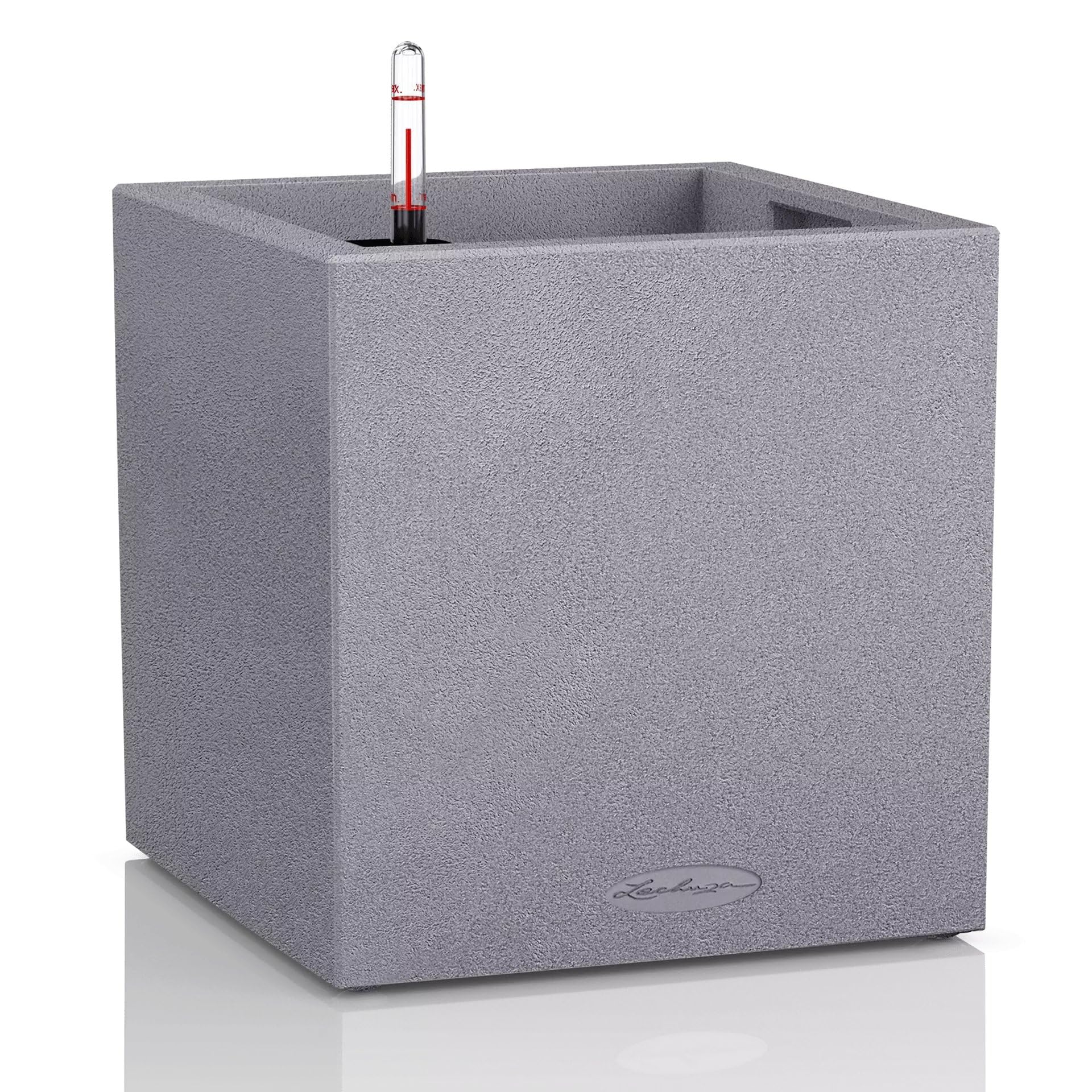 LECHUZA CUBE Triple Rosso Scarlatto Lucido High Gloss 13672