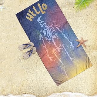 Hello Hafif ve Kum Tutmayan Plaj Havlusu, Havuz, Yüzücü, Spor, Pilates, Yoga, Banyo Havlusu-70x140