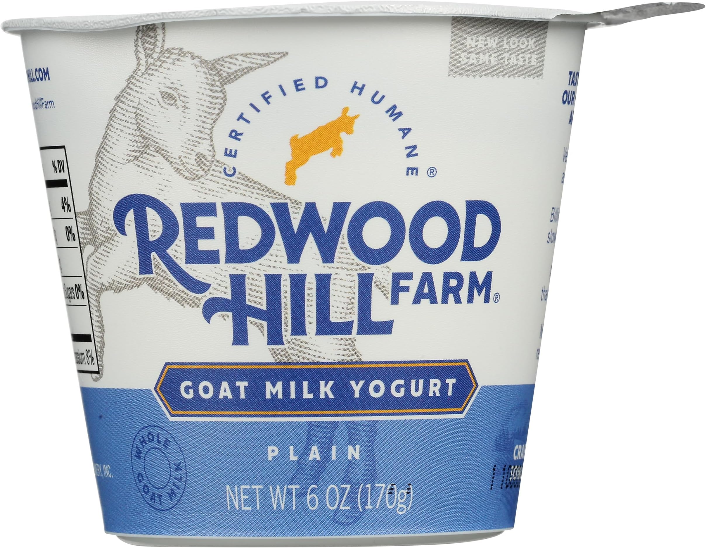 Redwood Hill Farm, Goat Milk Yogurt, Plain, 6 oz