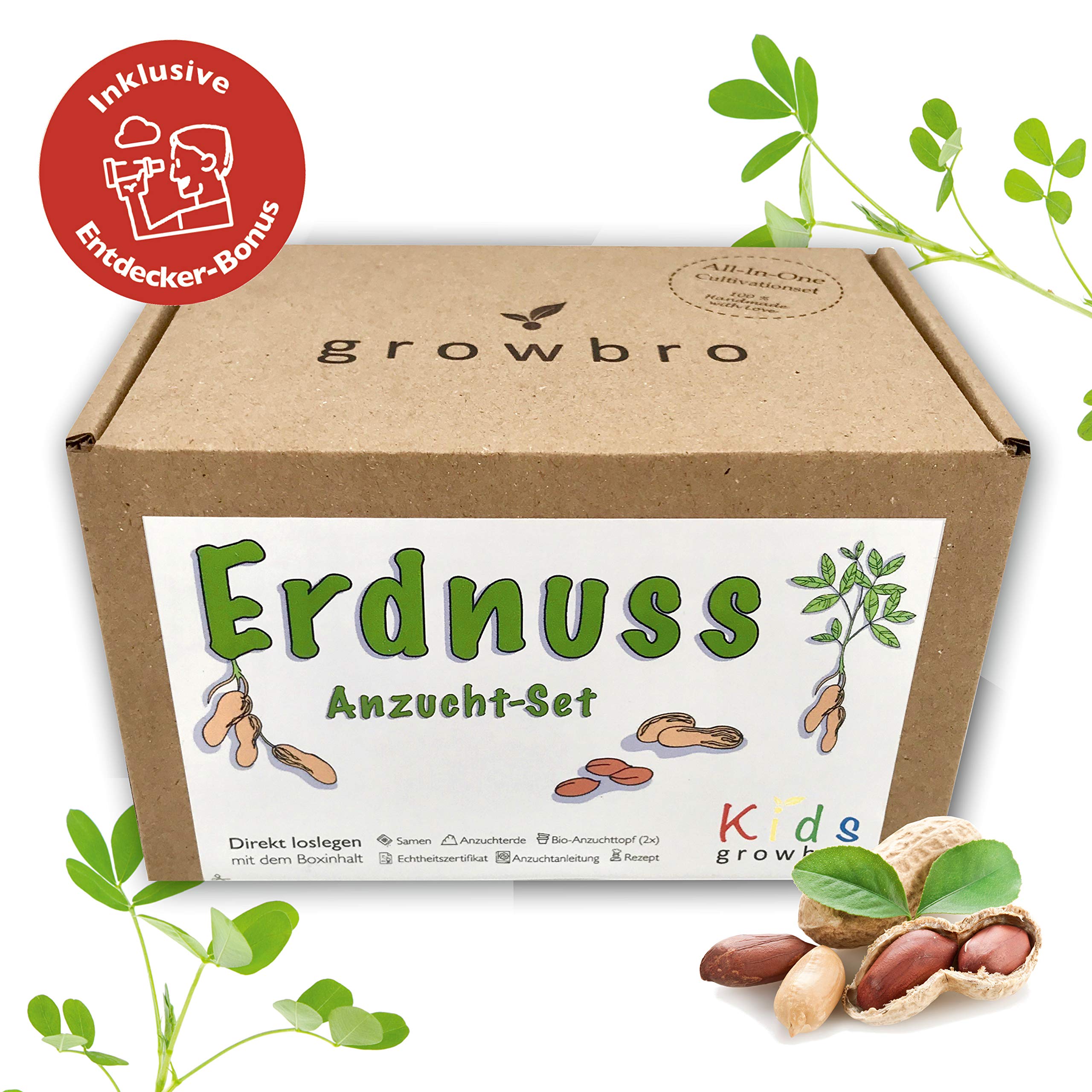 growbro Kids | Cultivo Juego de Cacahuete Planta | responsabilidad ...