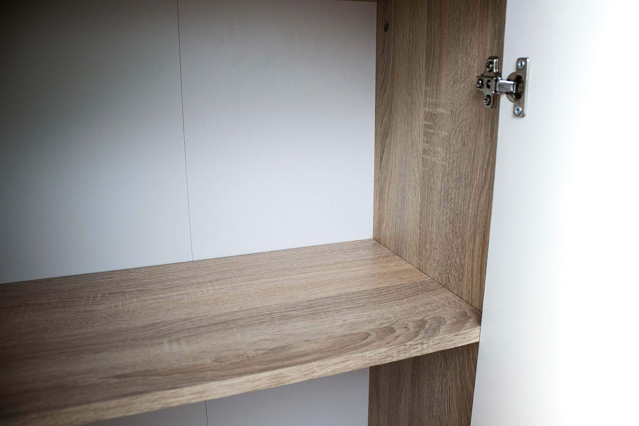 AVANTI TRENDSTORE BEA - Cassettiera/comó in Legno Laminato nella Misura 120x82x35 cm, Disponibile in Diversi Colori. Perfetto per soggiorni, ingressi o camere da Letto