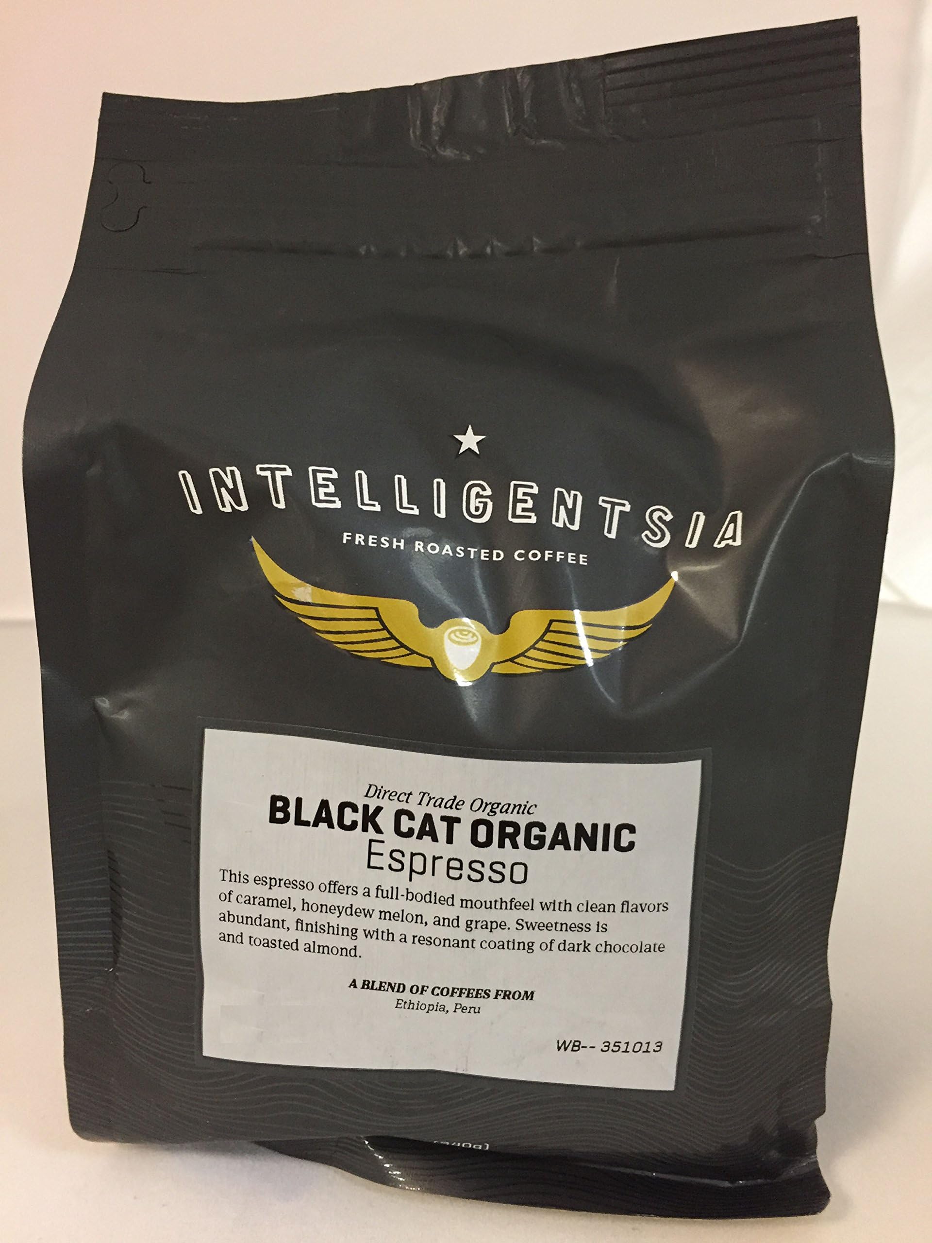 Intelligentsia, Black Cat, Organic Espresso, Whole Bean Coffee 1lb
