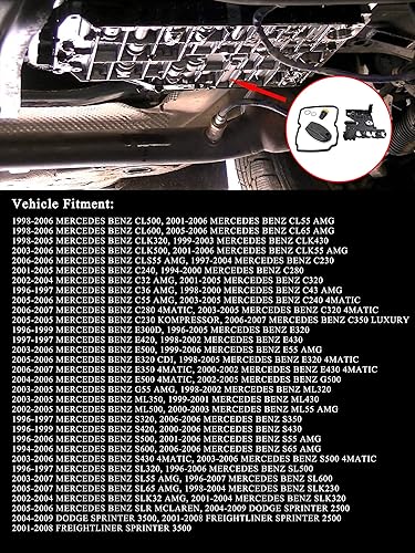 Miniatura 2 de 1402701161 Juego de accesorios de placa conductora de transmisión automática y adaptador de conector para 722.6 W210 W203 C CLK E M G ML S SL SLK