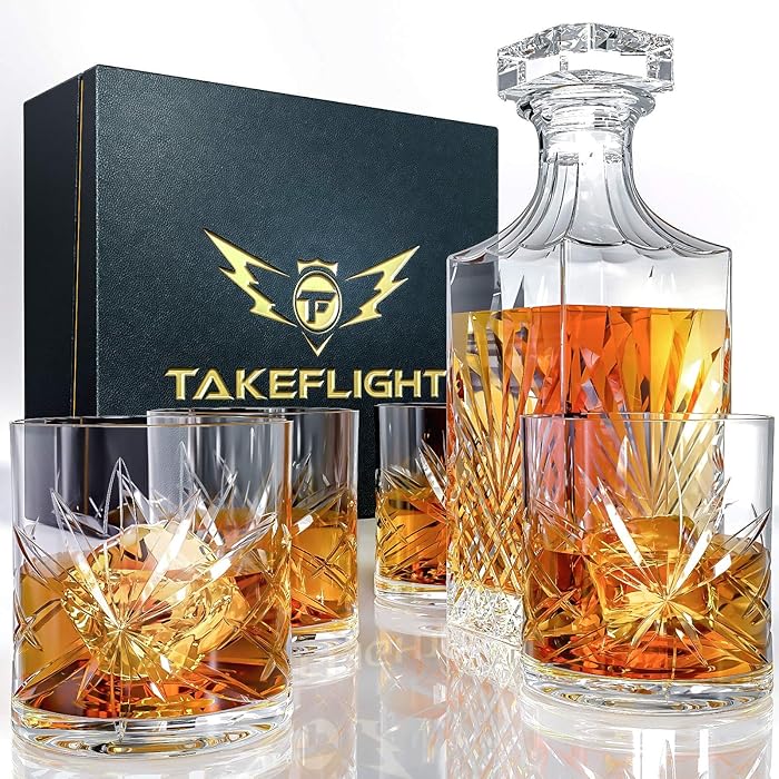 Buy Whiskey Decanter Set & Whiskey Glasses Whiskey Glass Set