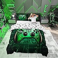 Vista 11 de Funda de edredón Happy Camping, juego de ropa de cama con temática de cámper para niños, funda de edredón de estilo rústico para decoración