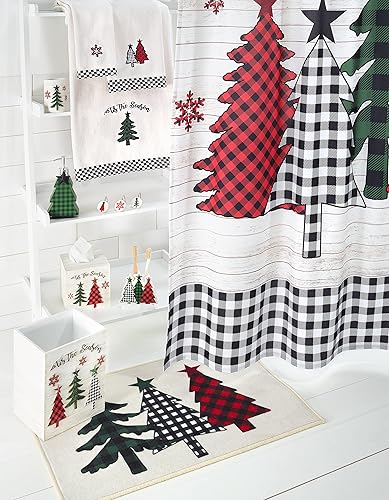 Miniatura 2 de Avanti Linens - Ganchos para cortina de ducha, decoración de baño navideño, juego de 12 (esta temporada)