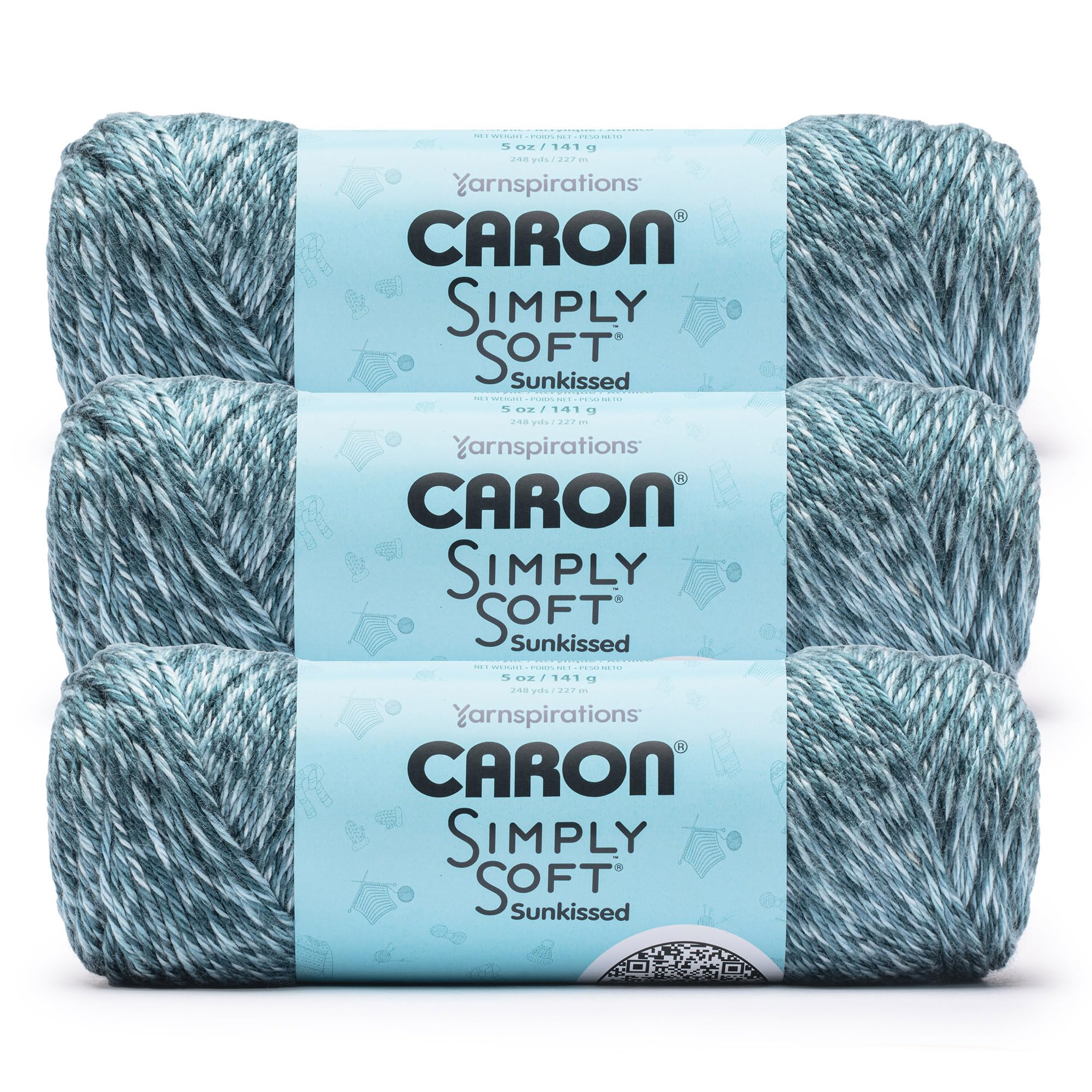 COROTON　14枚 Amazon.com: Caron Simply Soft Sunkissed Dragon Fruit Yarn - 3 Pack