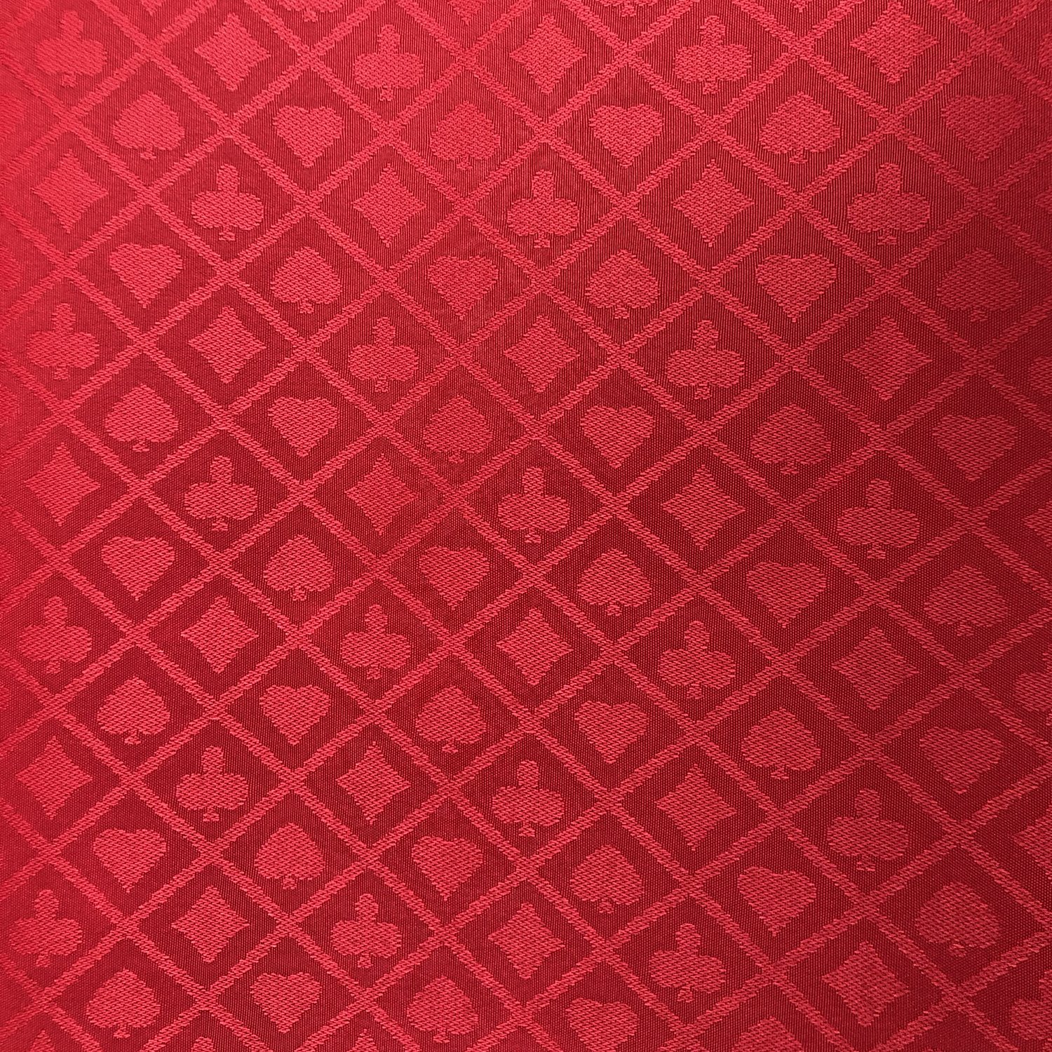 Yuanhe 108X60 Inch Section of Suited Poker Table Speed Cloth (red)