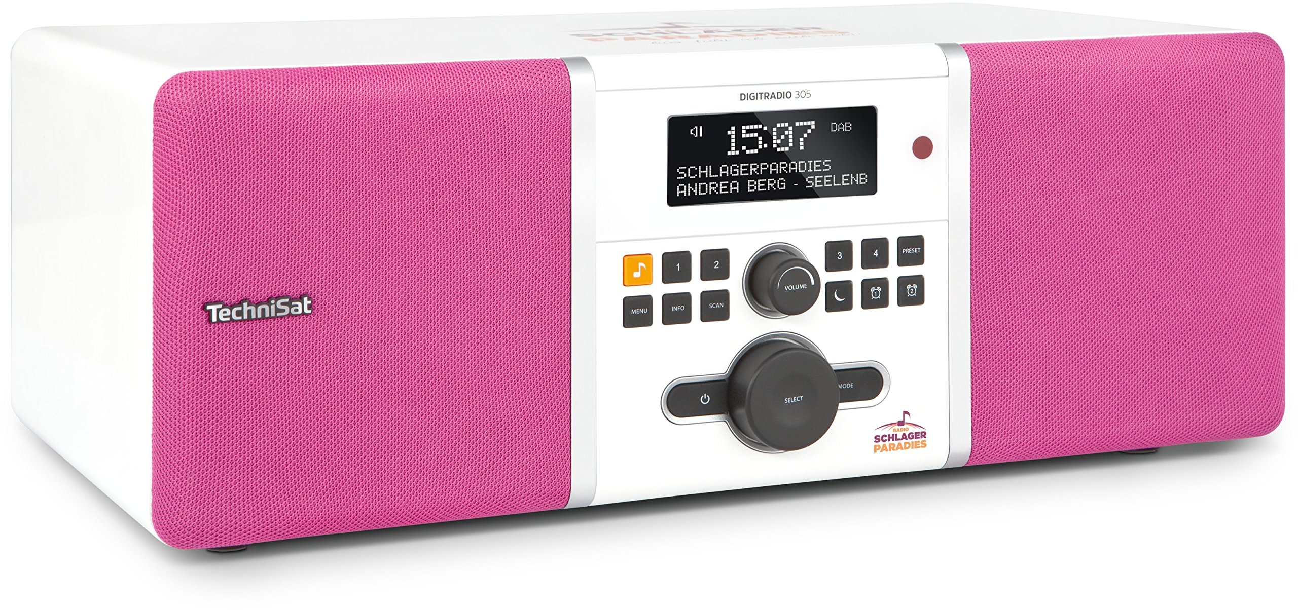 Radio Digitale TechniSat 305 Schlagerparadies - DAB+/FM Con Tasto Preferito