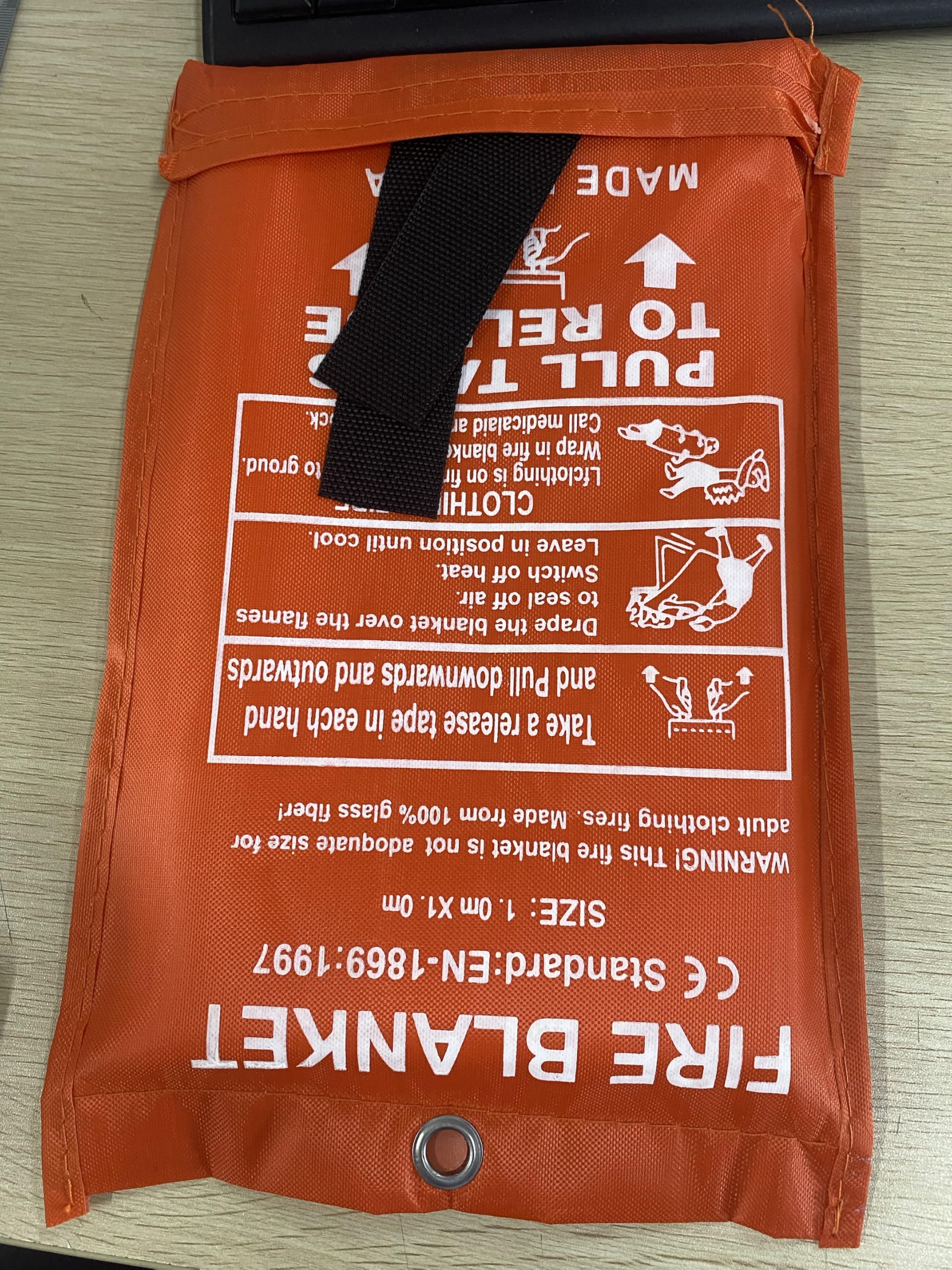 Copkim Paquete de 50 mantas ignífugas de emergencia a granel de 39 x 39 pulgadas, manta de supresión de incendios, manta ignífuga preparada de fibra de vidrio para el hogar y la cocina, camping,