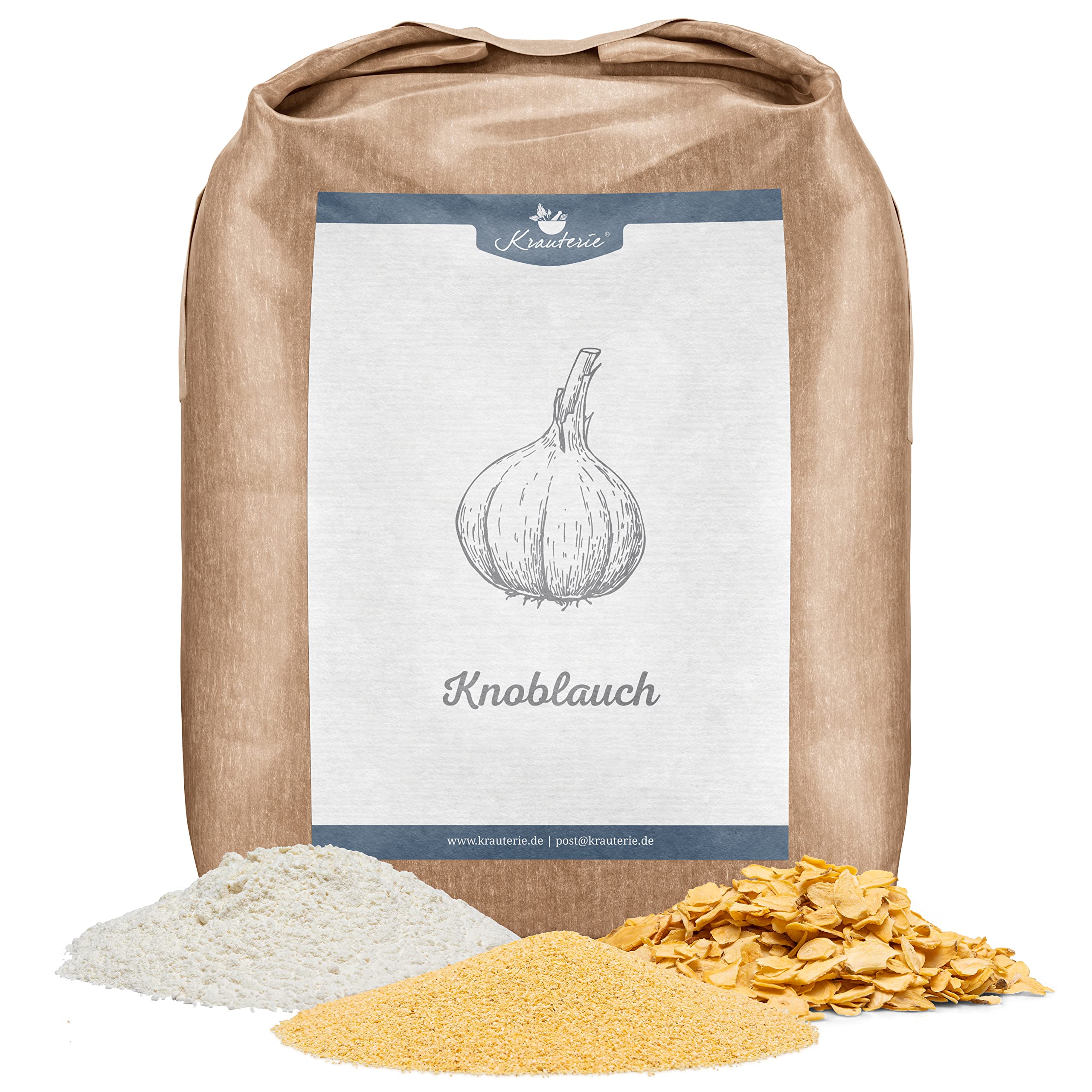 Krauterie Knoblauch für Pferde, Flocken (2000 g)
