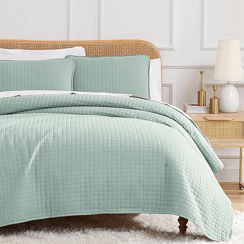 Miniatura 37 de Southshore Fine Living, Inc. Holly Jolly - Juego de ropa de cama suave de 3 piezas con fundas acolchadas, tamaño matrimonial/queen 01-Blanco,02 -