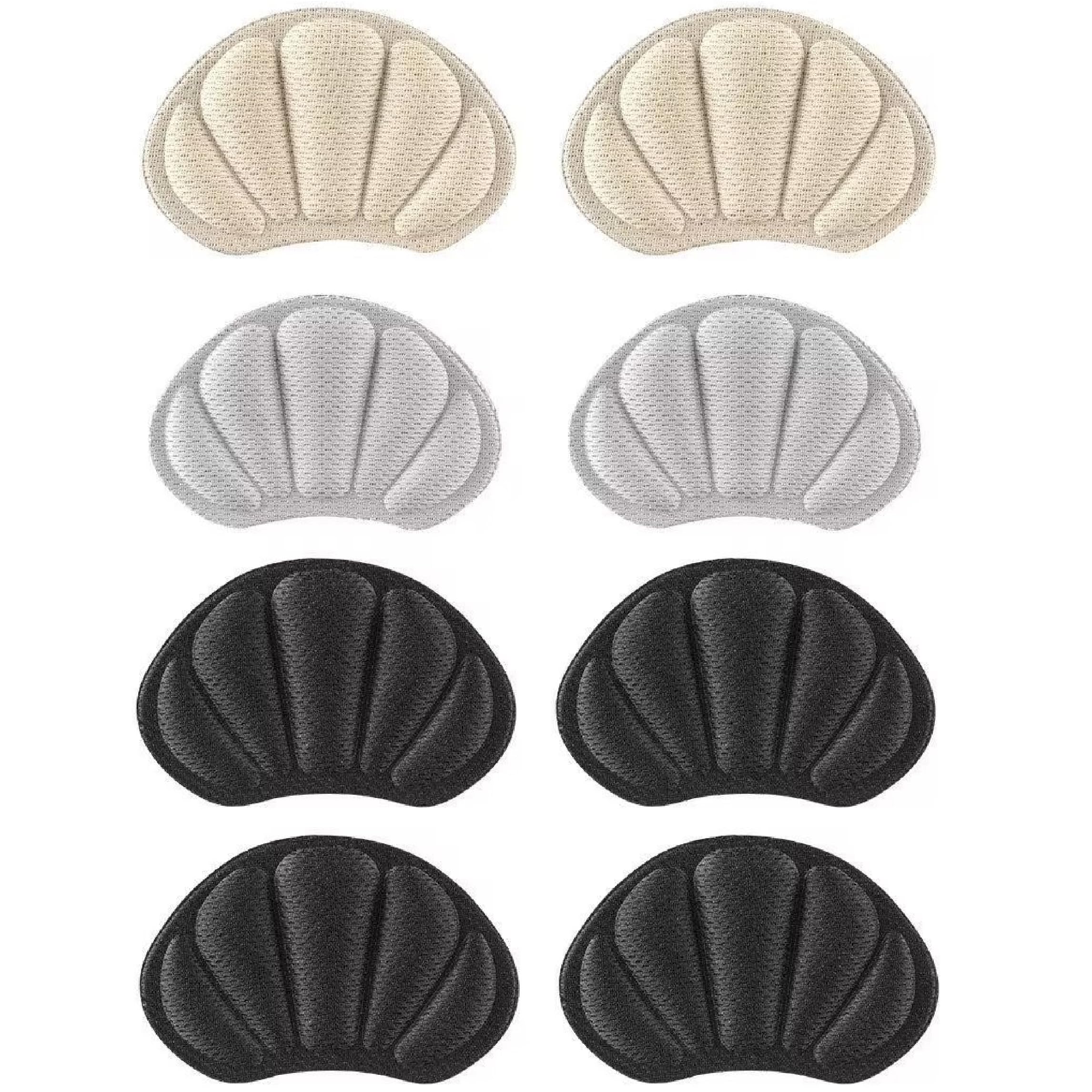 RGZDRGZ 6 Pairs of Heel Pads Comfortable Insoles for Too Large Shoes Sponge Shoe Pads Sticker High Heel Grip Prevents Friction Foot Care Heel Protection Shoe Filler Inserts