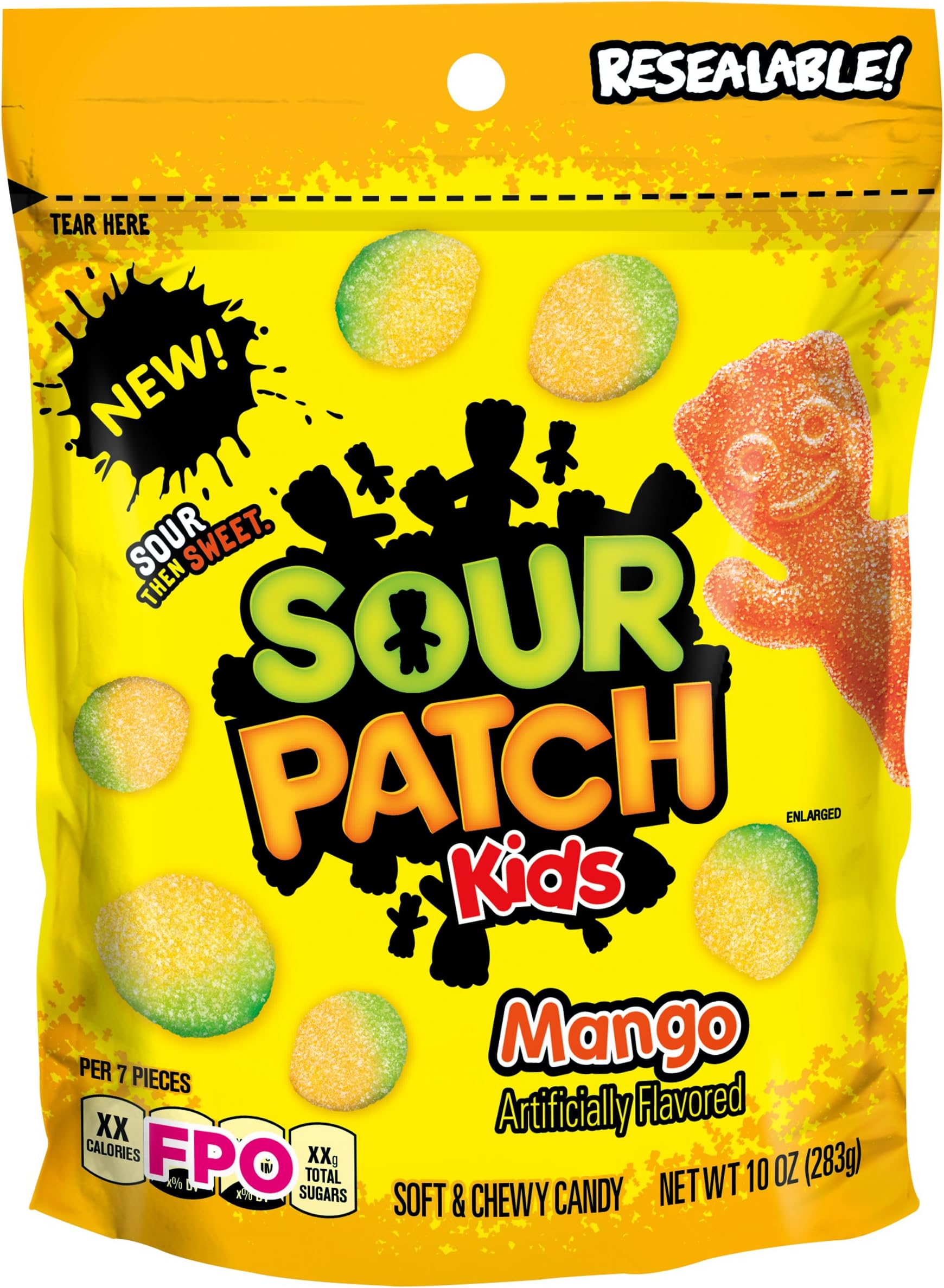 Sour Patch Kids Mango Fat Free Candy, 10 oz