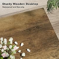 Vista 8 de YESHOMY Electric Fireplace TV Stand for Televisions up to 65+ Inch, Media Entertainment Center Console Table with Four Open Storage Shelves &