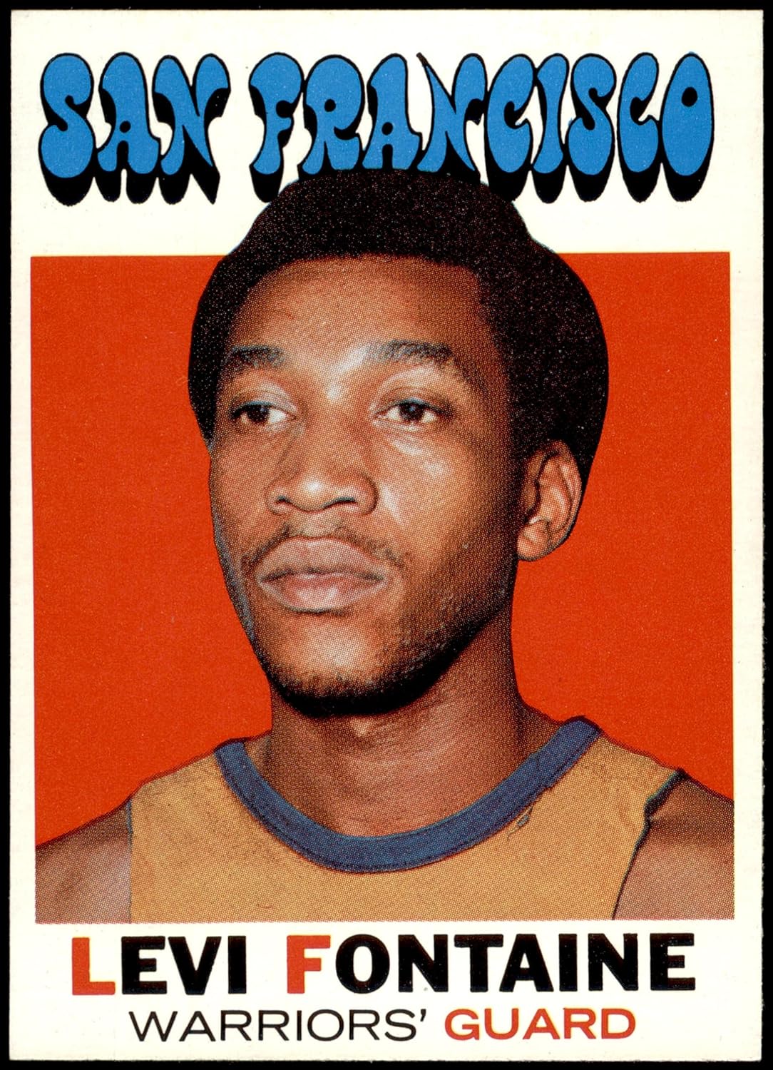 1971 Topps #92 Levi Fontaine Golden State Warriors (Basketball Card) NM/MT Warriors Maryland Eastern Shore