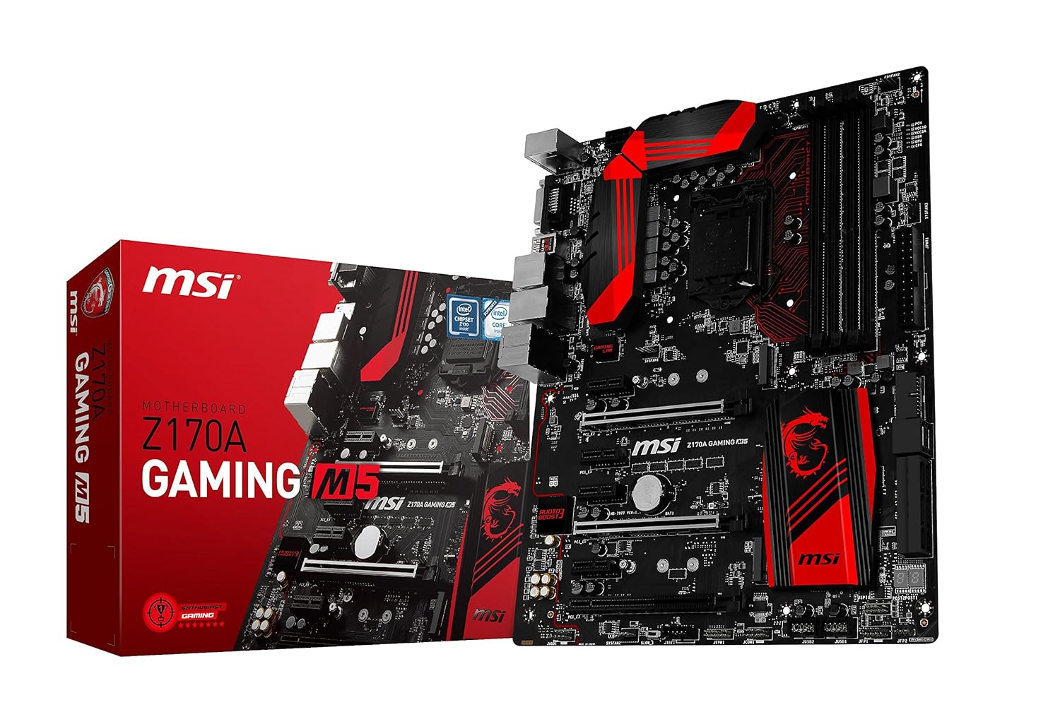 Amazon.in Buy MSI Z170A Gaming M5 Socket LGA1151 Gaming Motherboard