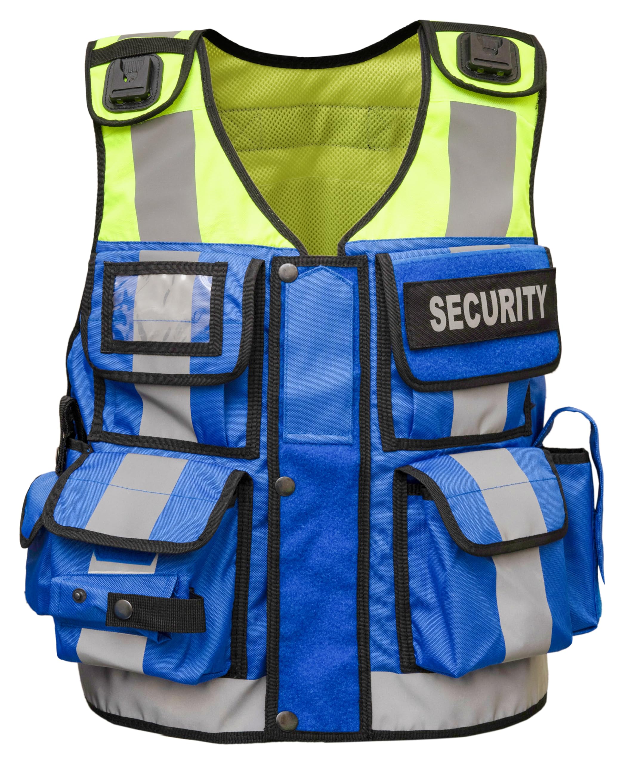 RAC3 Hi Viz Tactical Vest Enforcement,Security, Dog Handler CCTV, Tac Vests (Mix Blue & Yellow)
