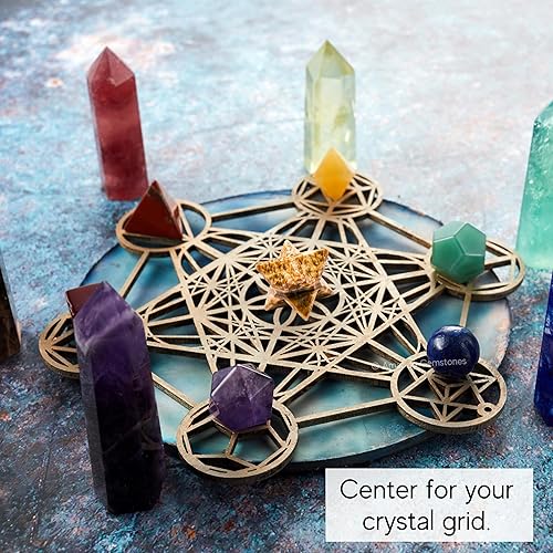 Miniatura 26 de Amazing Gemstone Larvikite Merkaba Crystal – Estrella de Merkaba metafísica de 1 pulgada para meditación – Cristal tetraedro energético y piedras