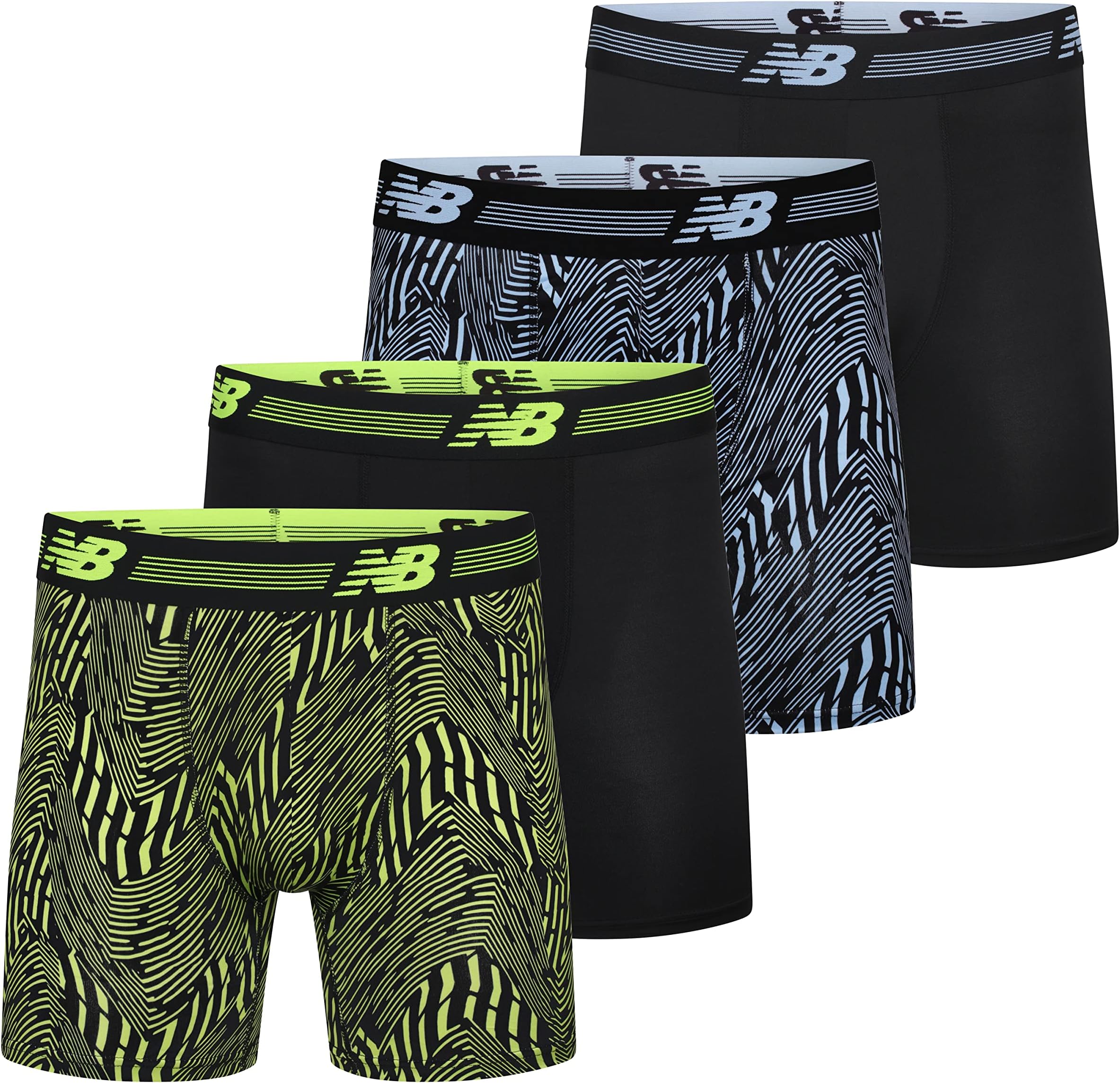 Men's Performance 6" No Fly Boxer Brief (4 Pack)