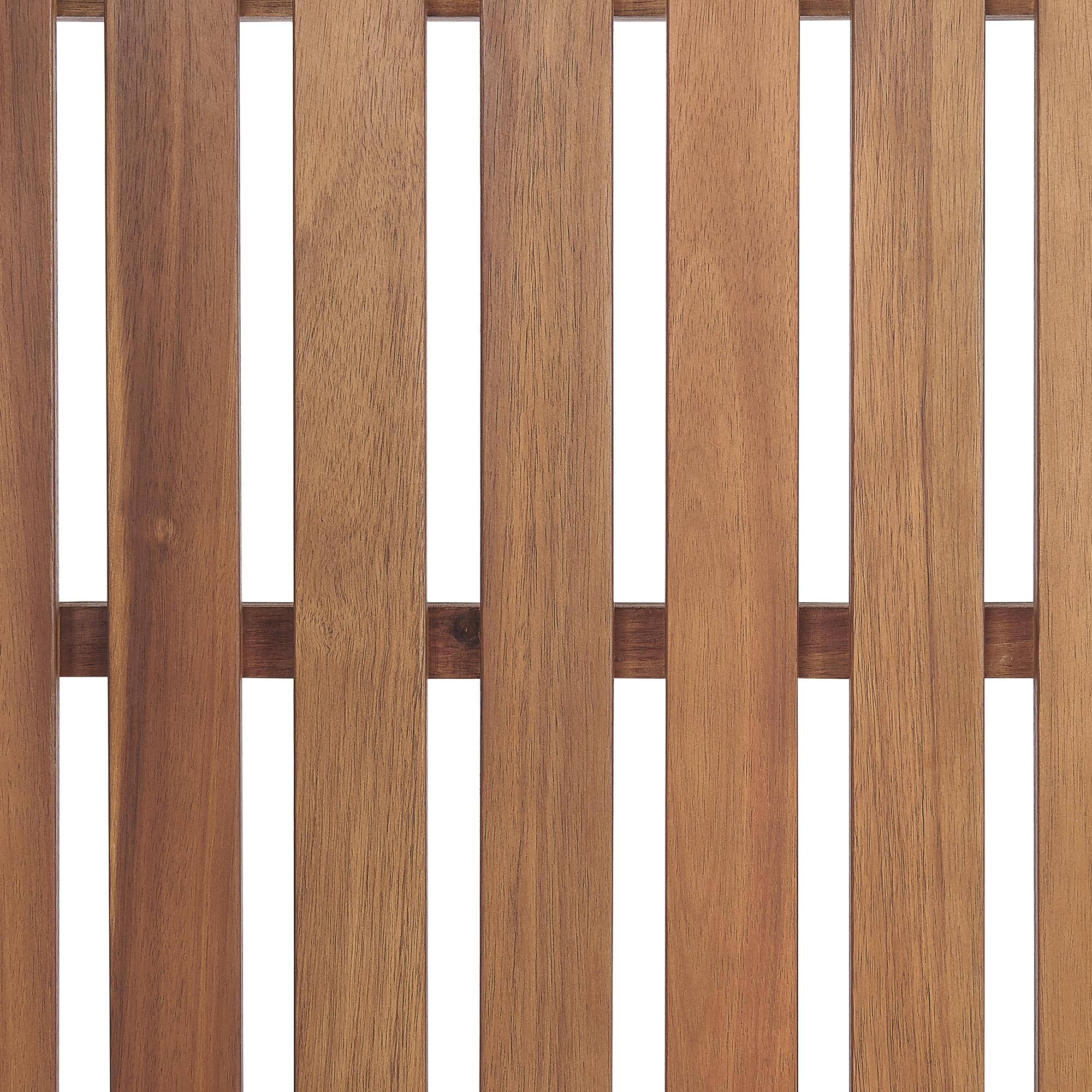 Beliani Mobilier de Terrasse Modulable 1 Chaise en Bois d'Acacia Treia