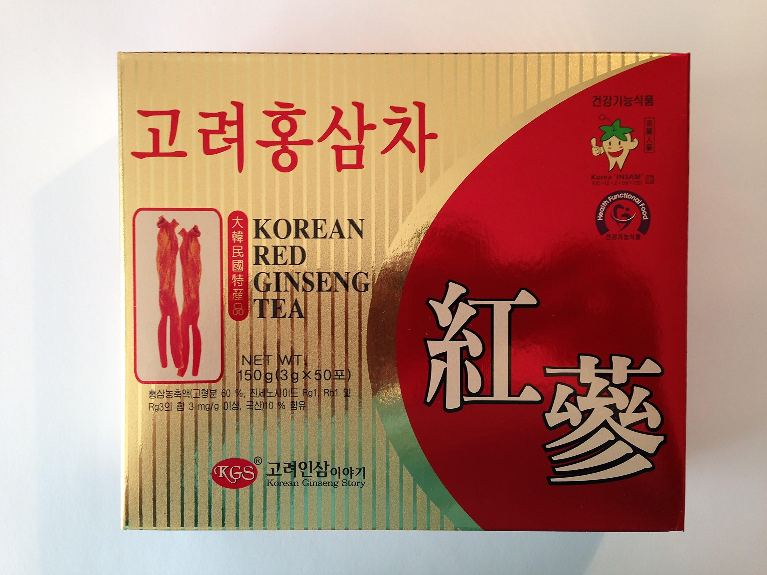 Korean Red Ginseng Granulate tea 150g in box 3g x 50 sachets