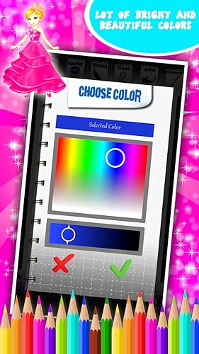Livro de colorir para as princesas