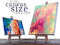 Vista 2 de VViViD Lienzo de algodón con doble imprimación de 24 pulgadas de ancho, elige tu tamaño! (5 pies x 24 pulgadas)