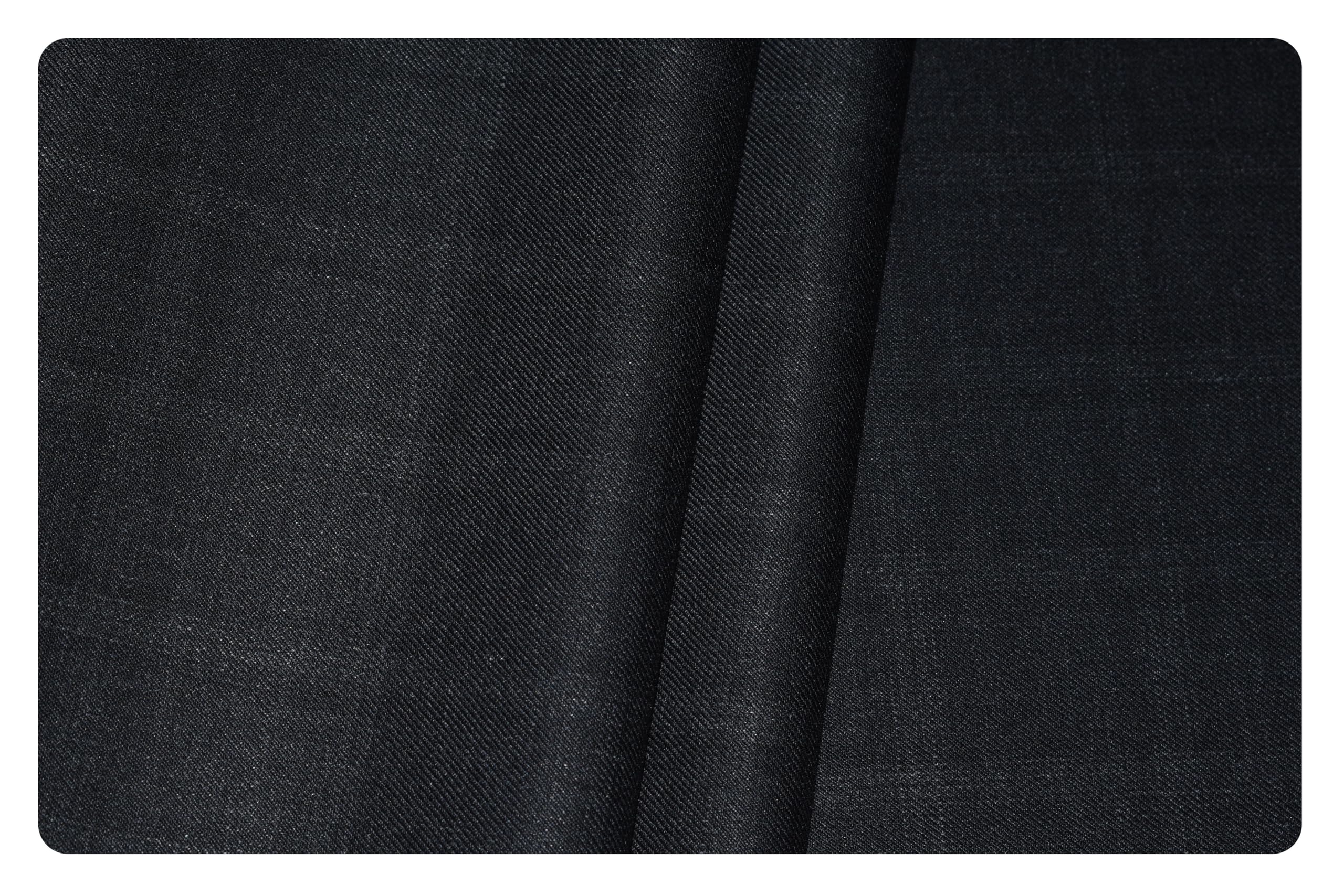 Men's Super 100's Merino Wool Checkered Unstitched Trouser Fabric (Black, VM09H2)-image-46