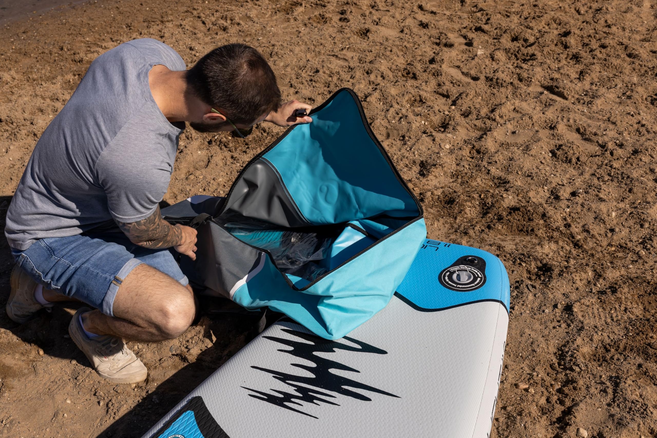 Spinera Light SUP Komplettset – Aufblasbares Stand Up Paddle Board 3 Größen 10.6 | 11.2 | 11.8 Ultraleicht & stabil – inkl. Paddel, Pumpe & Rucksack