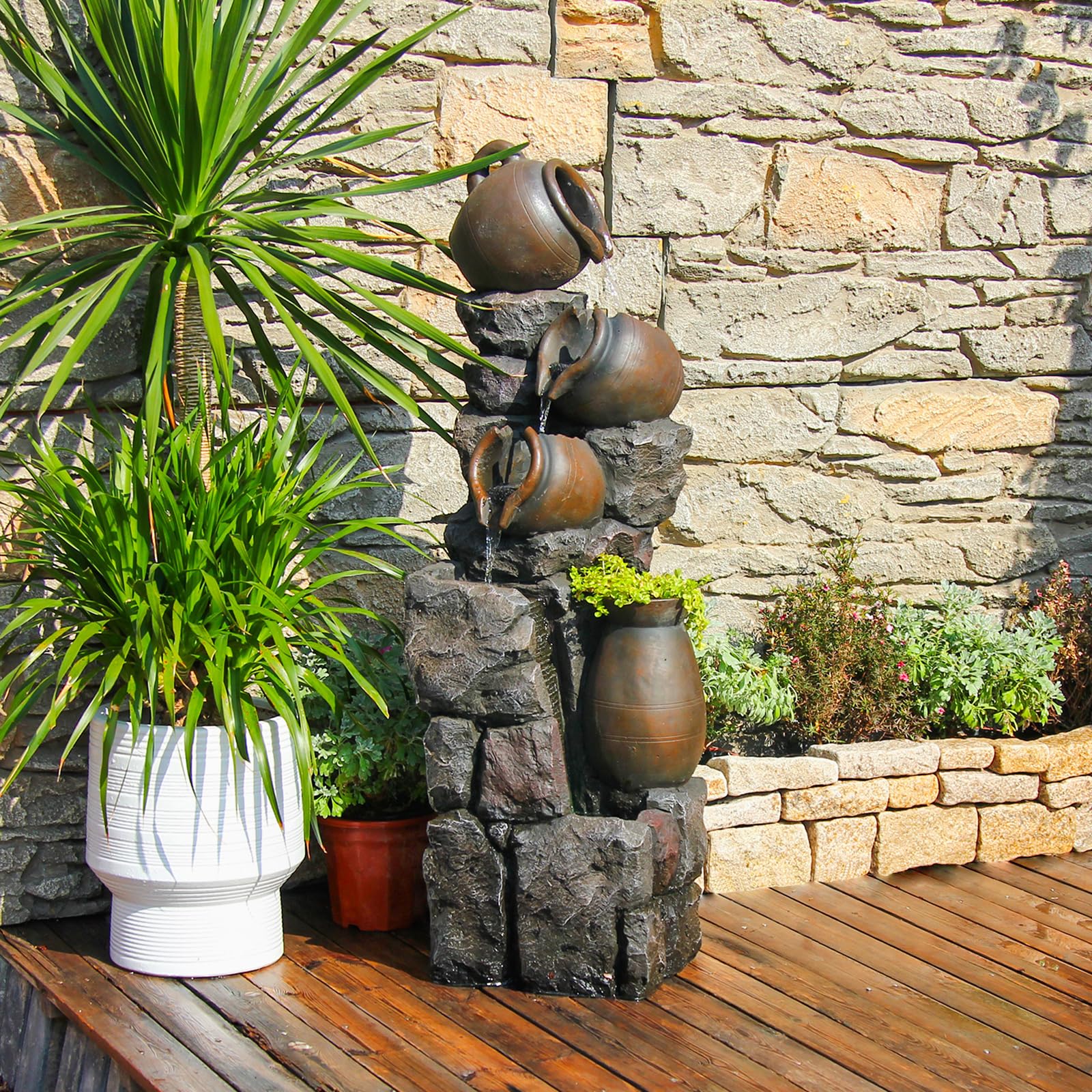 FountJoy 45.67 inch 5-Tier Fountain