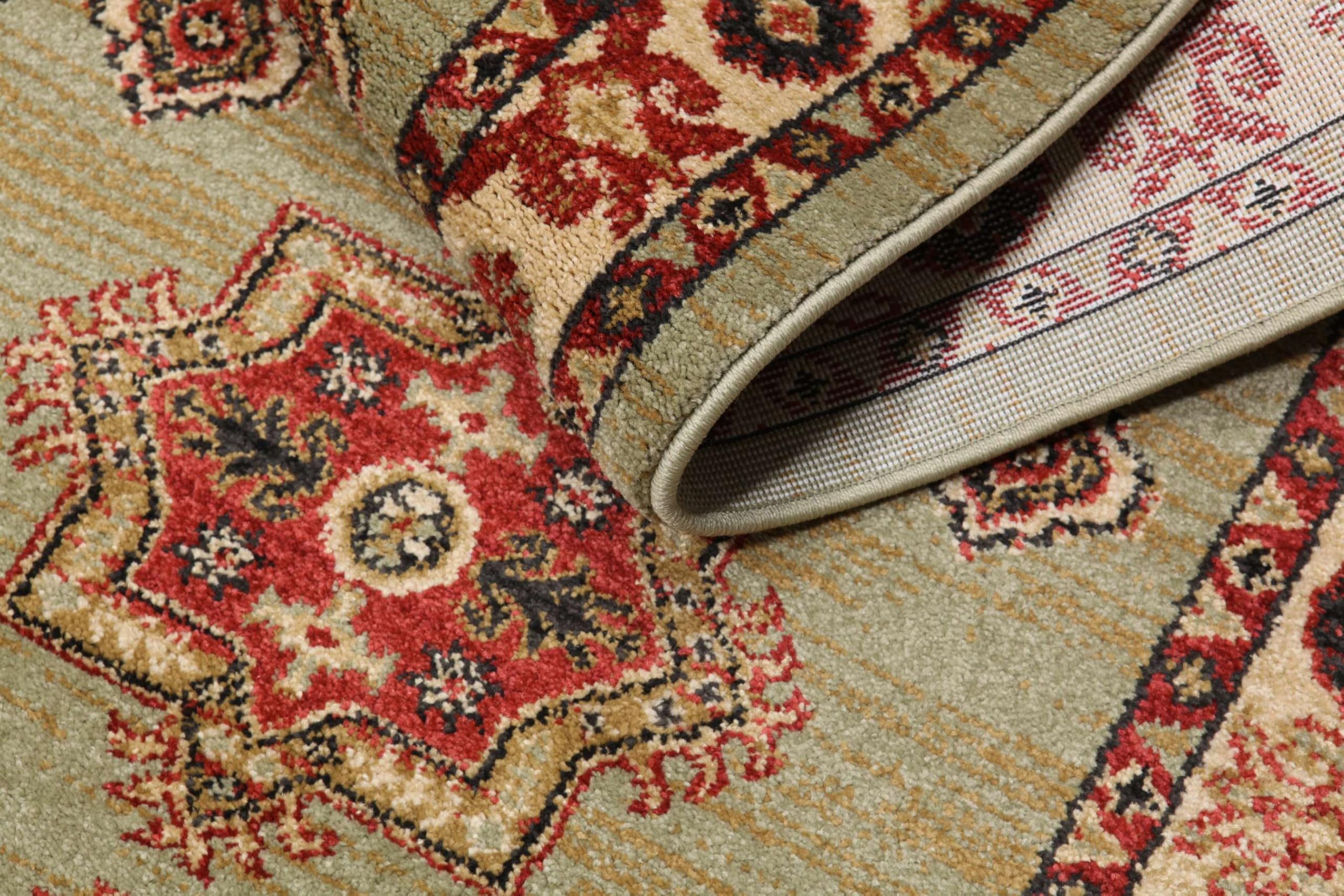 RugVista Marivan Kazak Tappeto, 80 x 300 cm | Orientali, Rettangolare, Pelo medio, Lavabile solo a secco, Oeko-Tex 100, Soggiorno, Sala da pranzo, Camera da letto