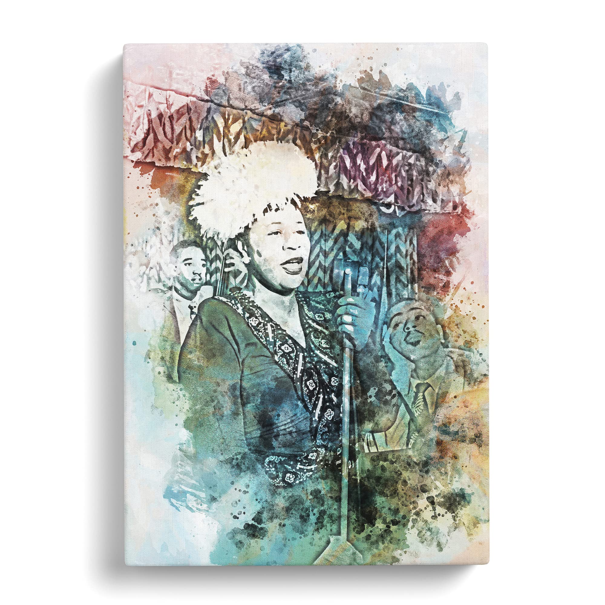 Ella Fitzgerald Canvas Print, Mixed, 25L x 50W cm - Image 3