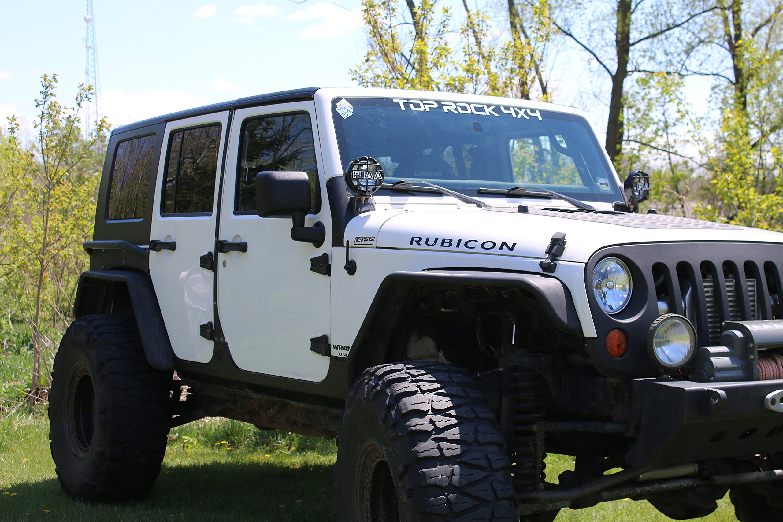 AntennaMastsRus - Made in USA - 4 Inch Black Aluminum Antenna is Compatible with Ford Mustang (1979-2009)