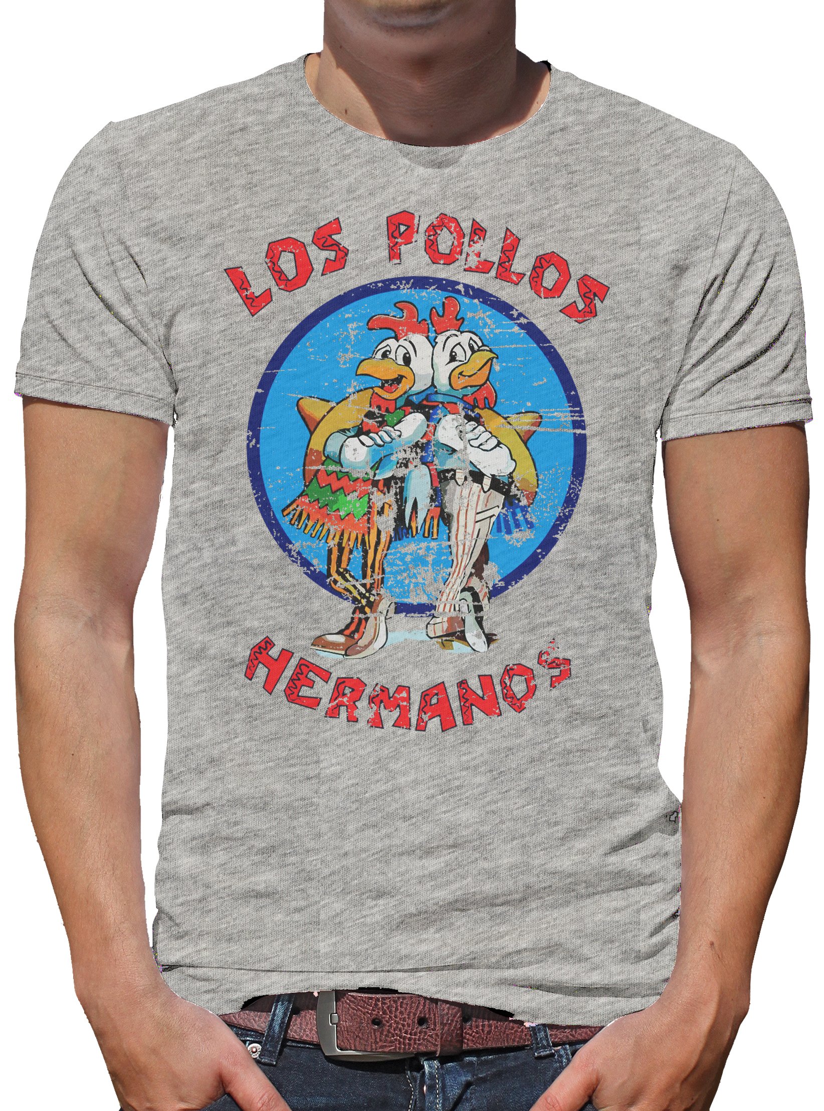 TShirt-People Los Pollos Hermanos Men's T-Shirt - Grey - Large
