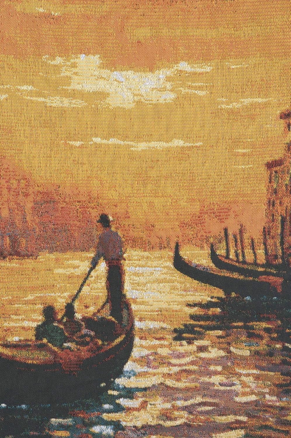 Santa Maria Sunset Belgian Tapestry Wall Hanging - 38 in. x 30 in. Cotton/Wool/Polyester by Robert Pejman