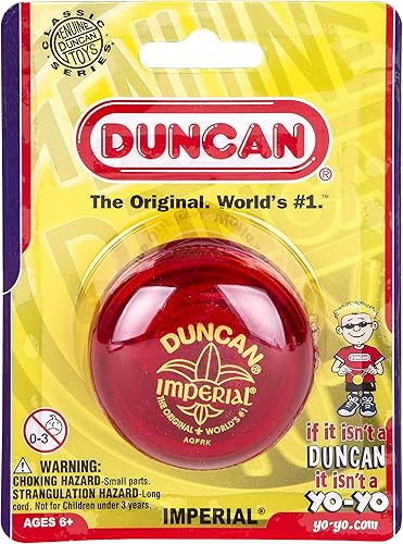 Miniatura 5 de Duncan Toys Imperial - Yoyó para principiantes con cuerda, eje de acero y cuerpo de plástico, rojo