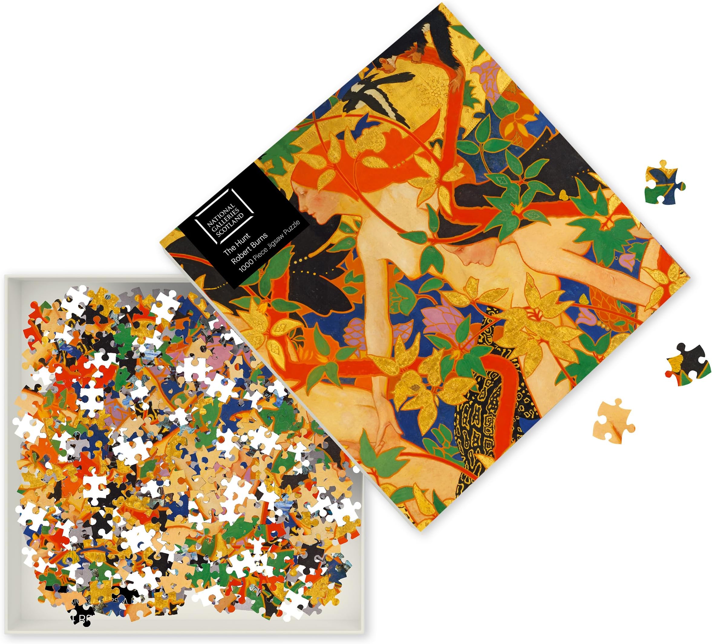 Adult Jigsaw Puzzle National Galleries Scotland: Robert Burns: The Hunt: 1000-piece Jigsaw Puzzles