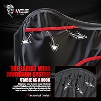 Vista 4 de MZS Funda para Scooter de Movilidad, Funda de Almacenamiento para Scooter Eléctrico Resistente al Agua al Aire Libre Accesorios para Scooters