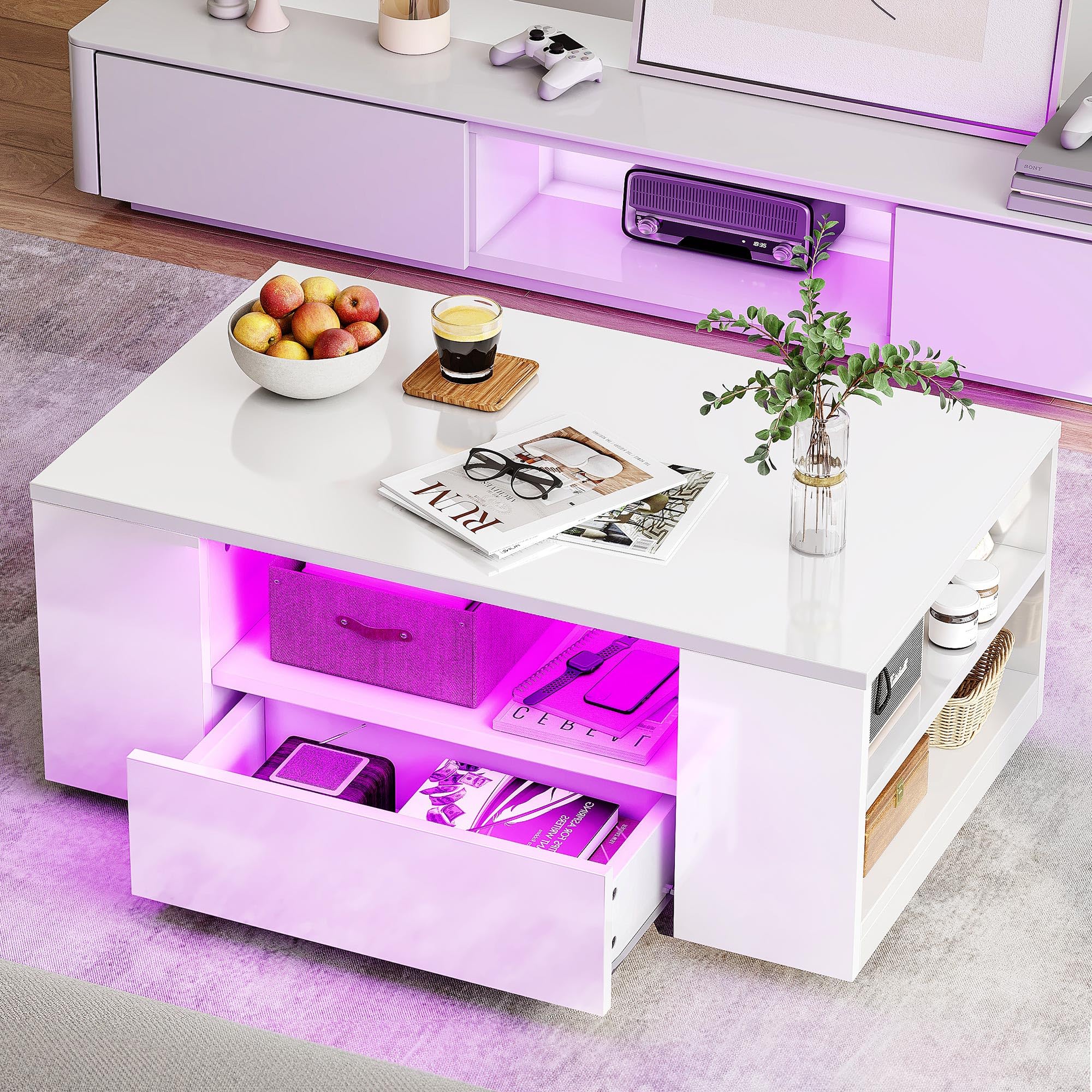 Salontafel Noah Gescova - Teakhout 92x34 cm - Bruin