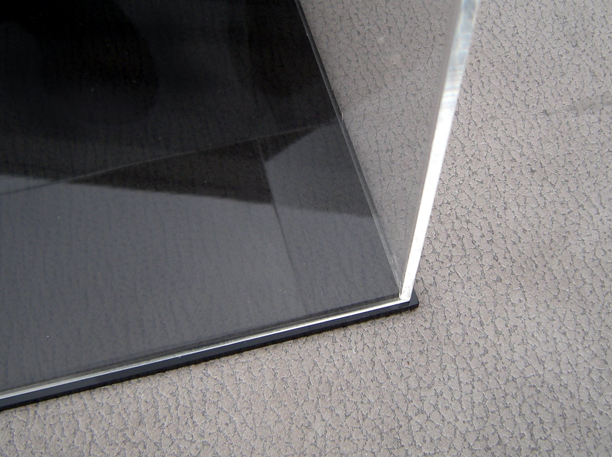 Vitrine avec Base Noire 20 x 80 x 25 h