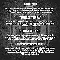 Vista 6 de Ultra Game Women's NFL Official Soft Mesh Varsity Stripe T-Shirt Blanco