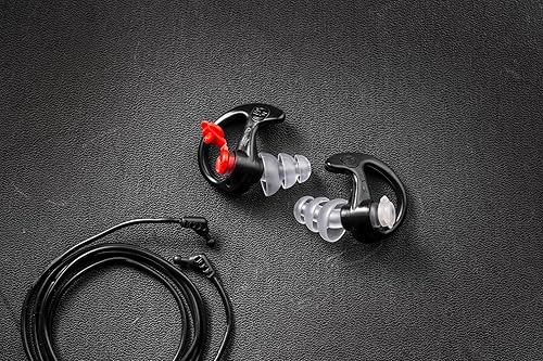 Miniatura 11 de Defensores sónicos Plus Surefire EP4 Tapones para los oídos, Triple diseño con brida, reutilizable, M