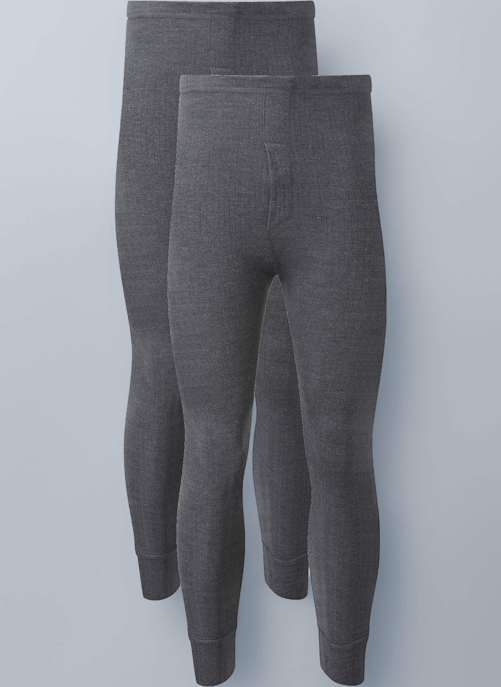 Heatwave® Pack of 2 Men's Thermal Trousers Long Johns Warm Underwear Baselayer, S M L XL XXL Thermals