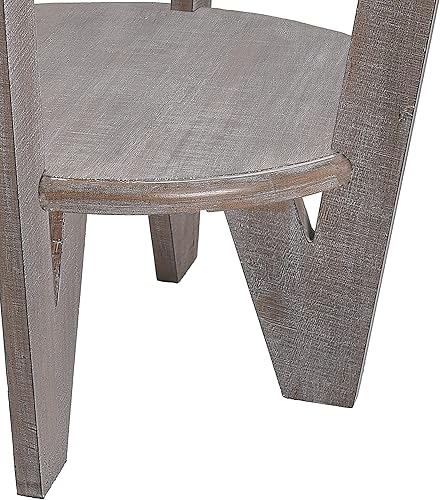 Miniatura 64 de Mesa auxiliar de patas cruzadas de granja, mesa auxiliar francesa para familia, comedor o sala de estar, espacios pequeños, moderna, redonda, Pierna