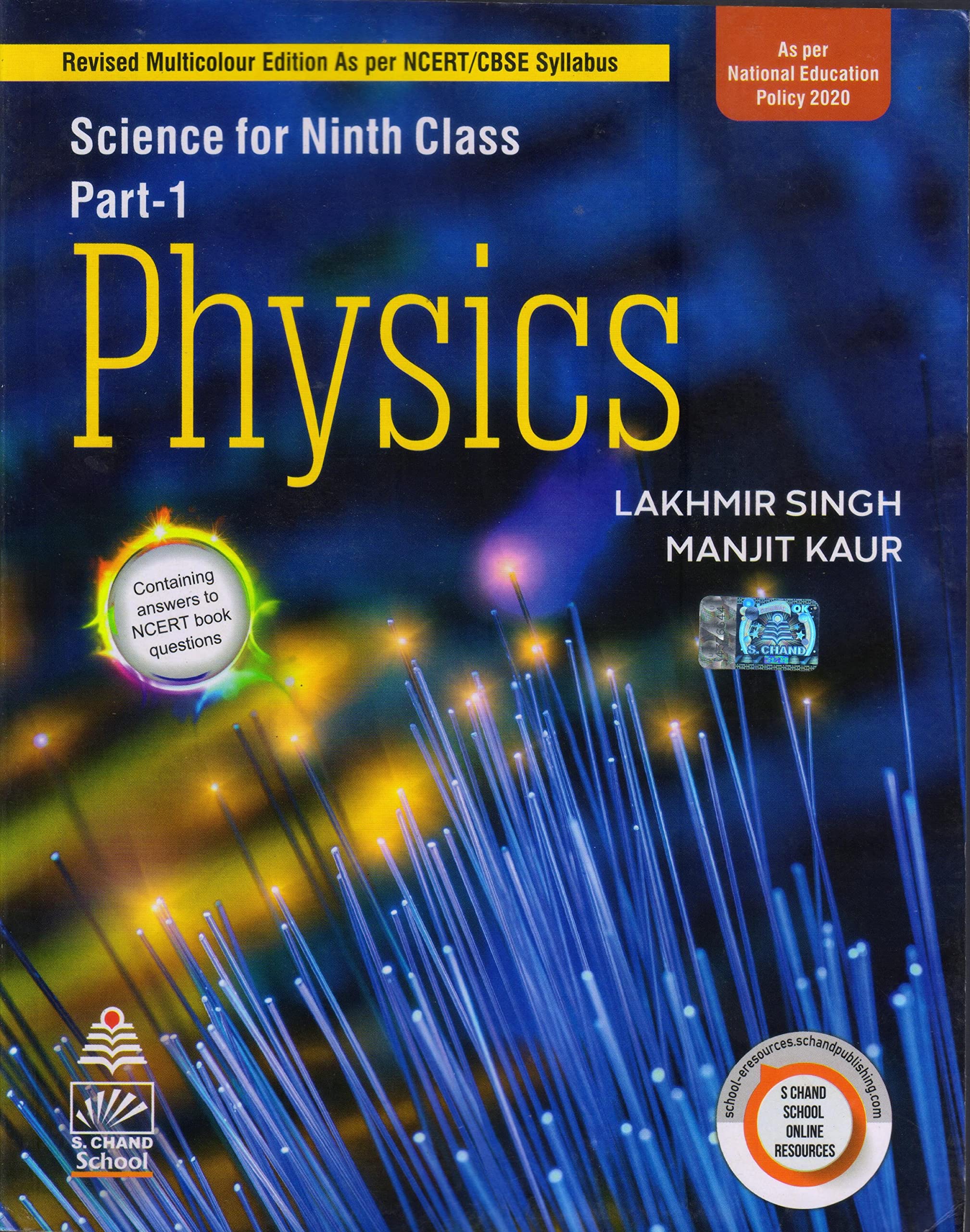 Science for 9th Class Part -1 Physics (2022-23 Exam) Unknown Binding – 1 January 2022